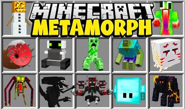 Metamorph - мод превращающий в моба Майнкрафт